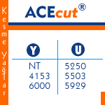 YAG : Acecut 5503 uçucu cam kesim yağ / kesme yağı